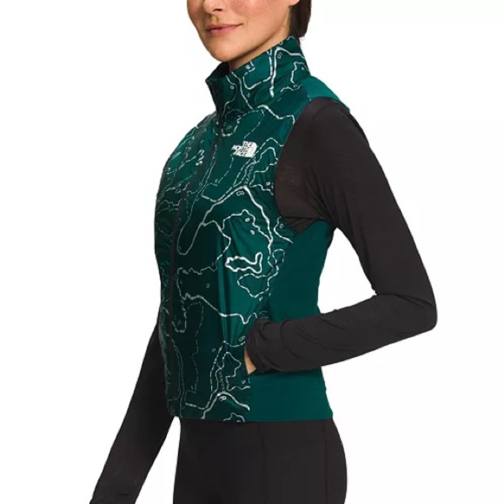 The North Face Women's Winter Warm Printed Insulated Vest - Picture 3 of 14